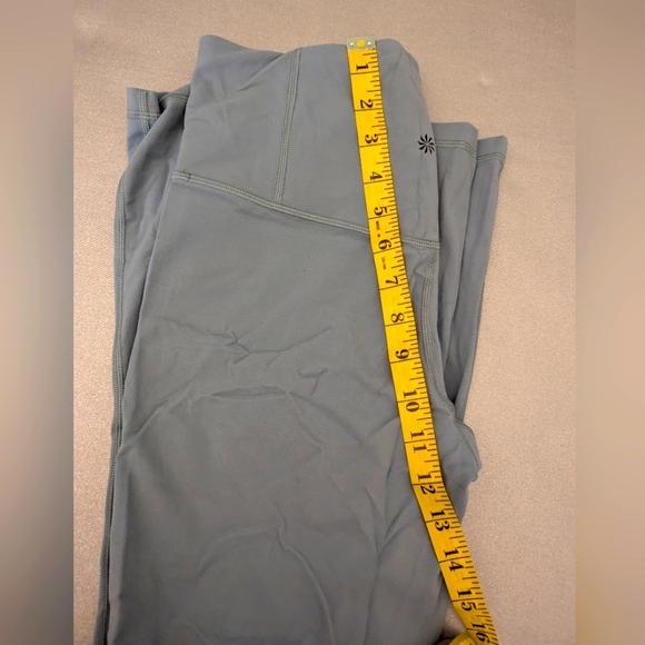 Athleta Elation High Rise Flare Pants Grey/Blue Women's Size Medium - Picture 5 of 10